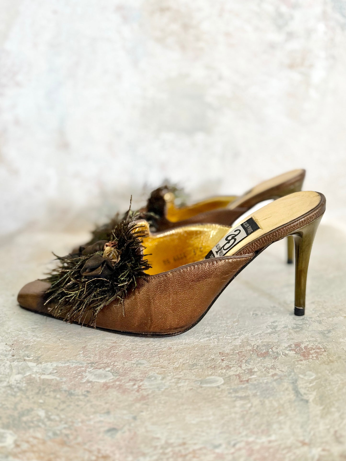 Shoes 1960s Marie Antoinette Mules