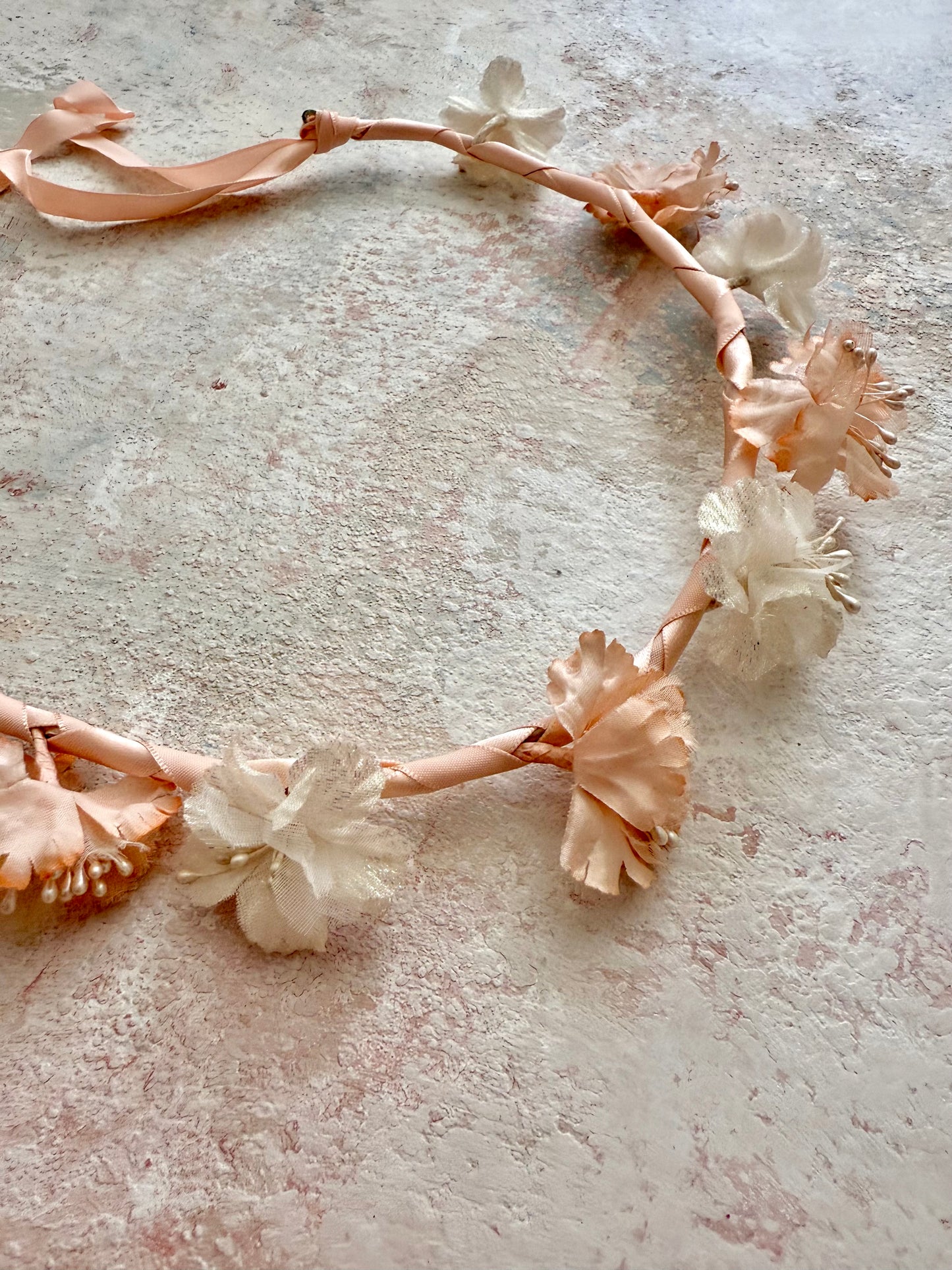 x SOLD x Headpiece Antique Upcycled Flower Crown