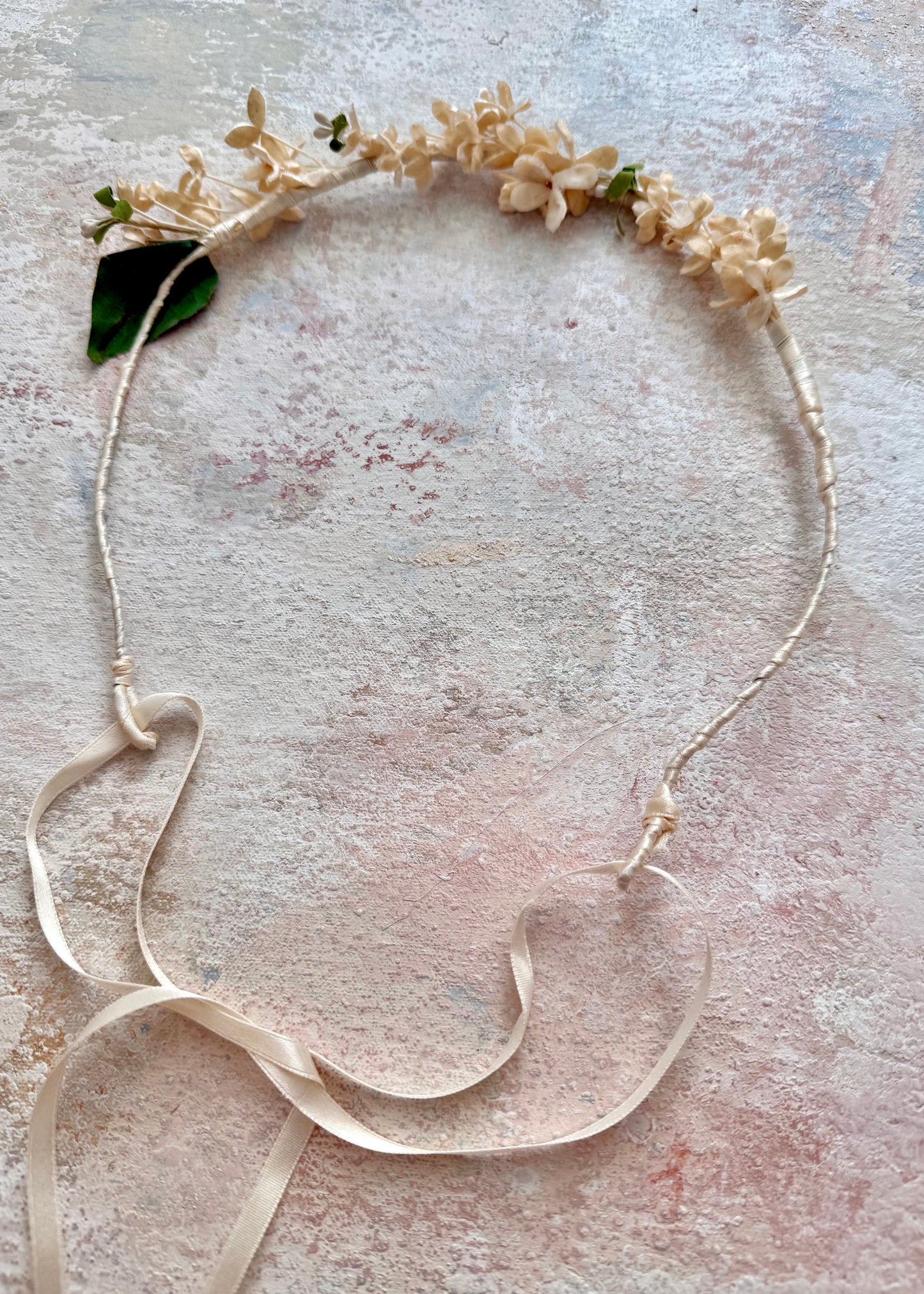 x SOLD x Headpiece Antique Upcycled Velvet Bridal Crown