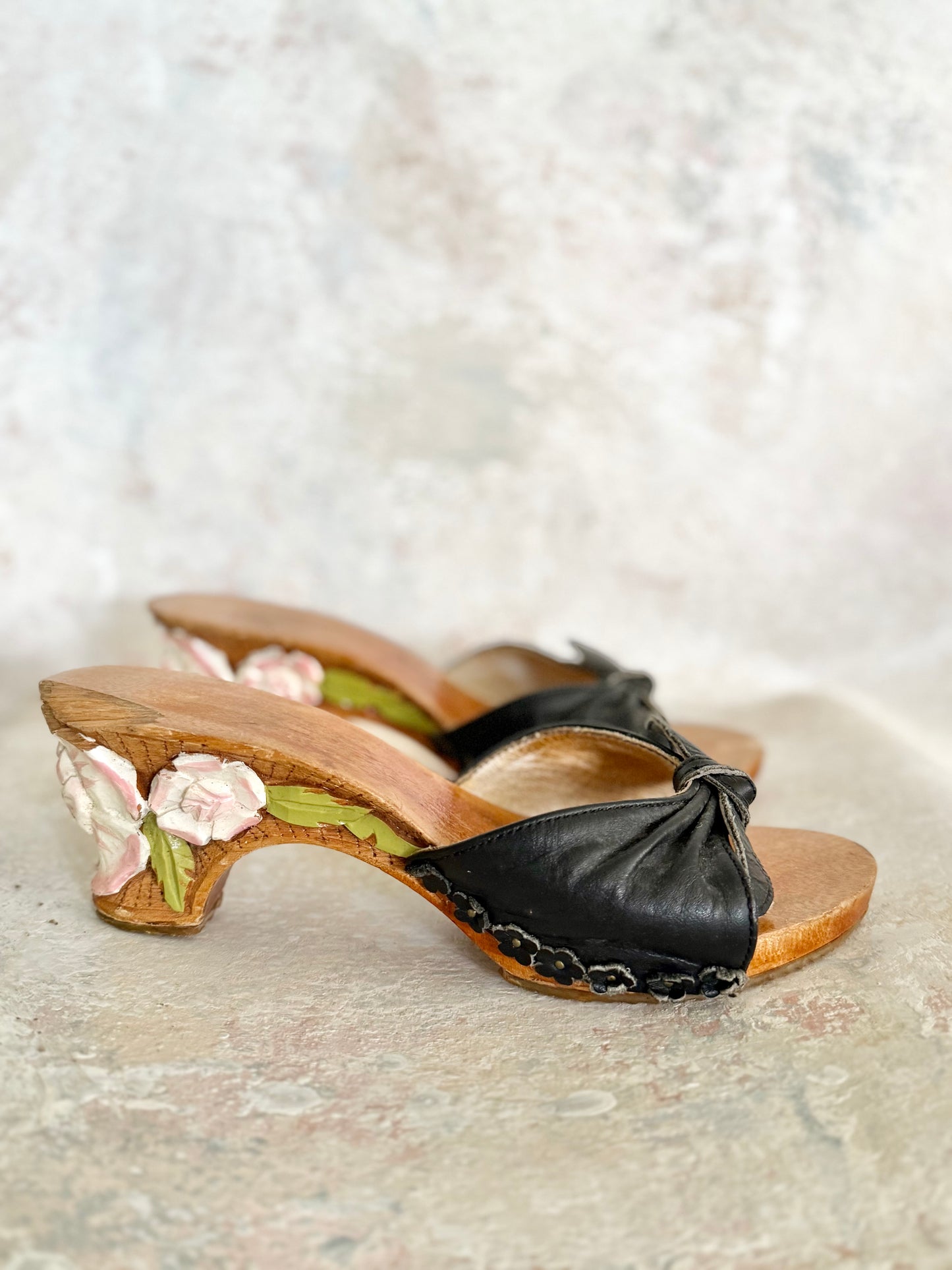 x SOLD x Shoes 1990s Betsey Johson Mules