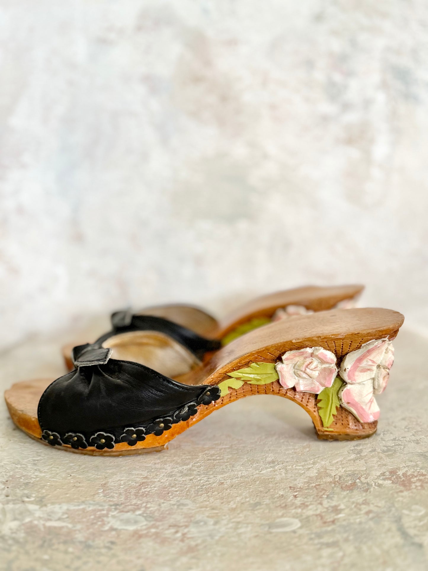 x SOLD x Shoes 1990s Betsey Johson Mules