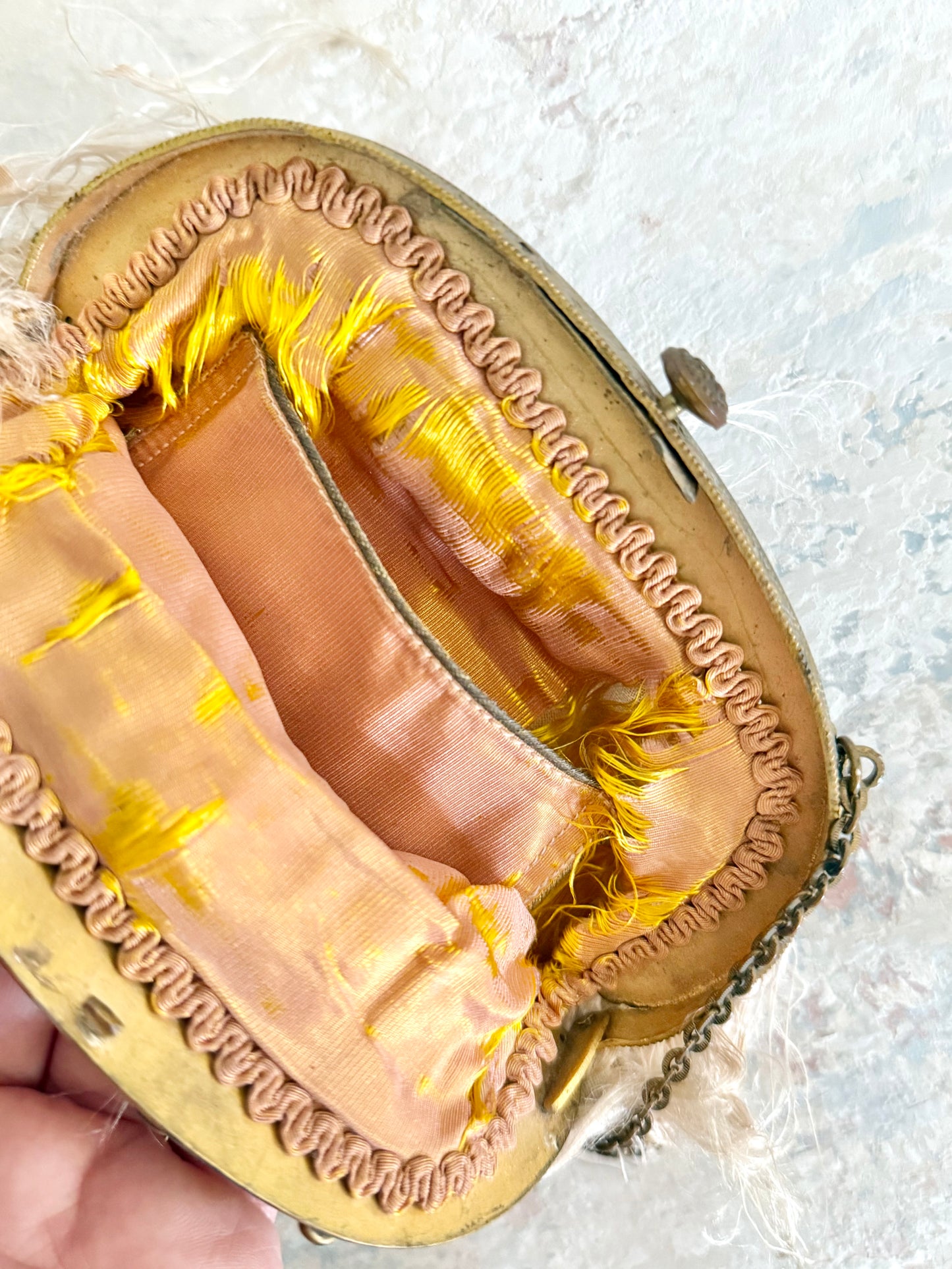 x SOLD x Handbag 1920s French Embroidered Purse