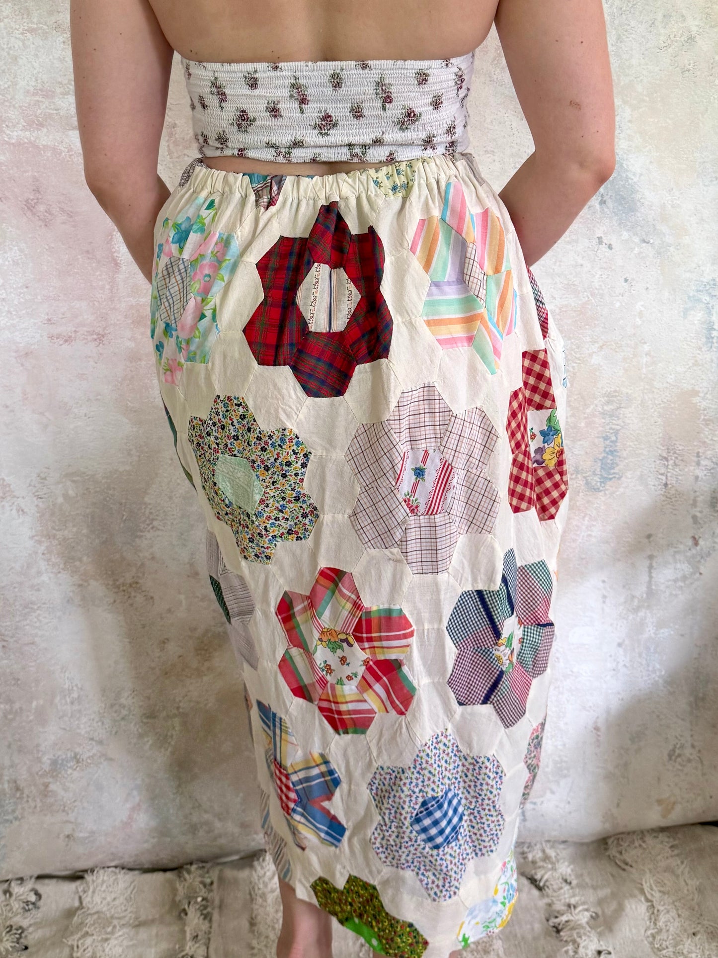x SOLD x Skirt 1970s Patchwork