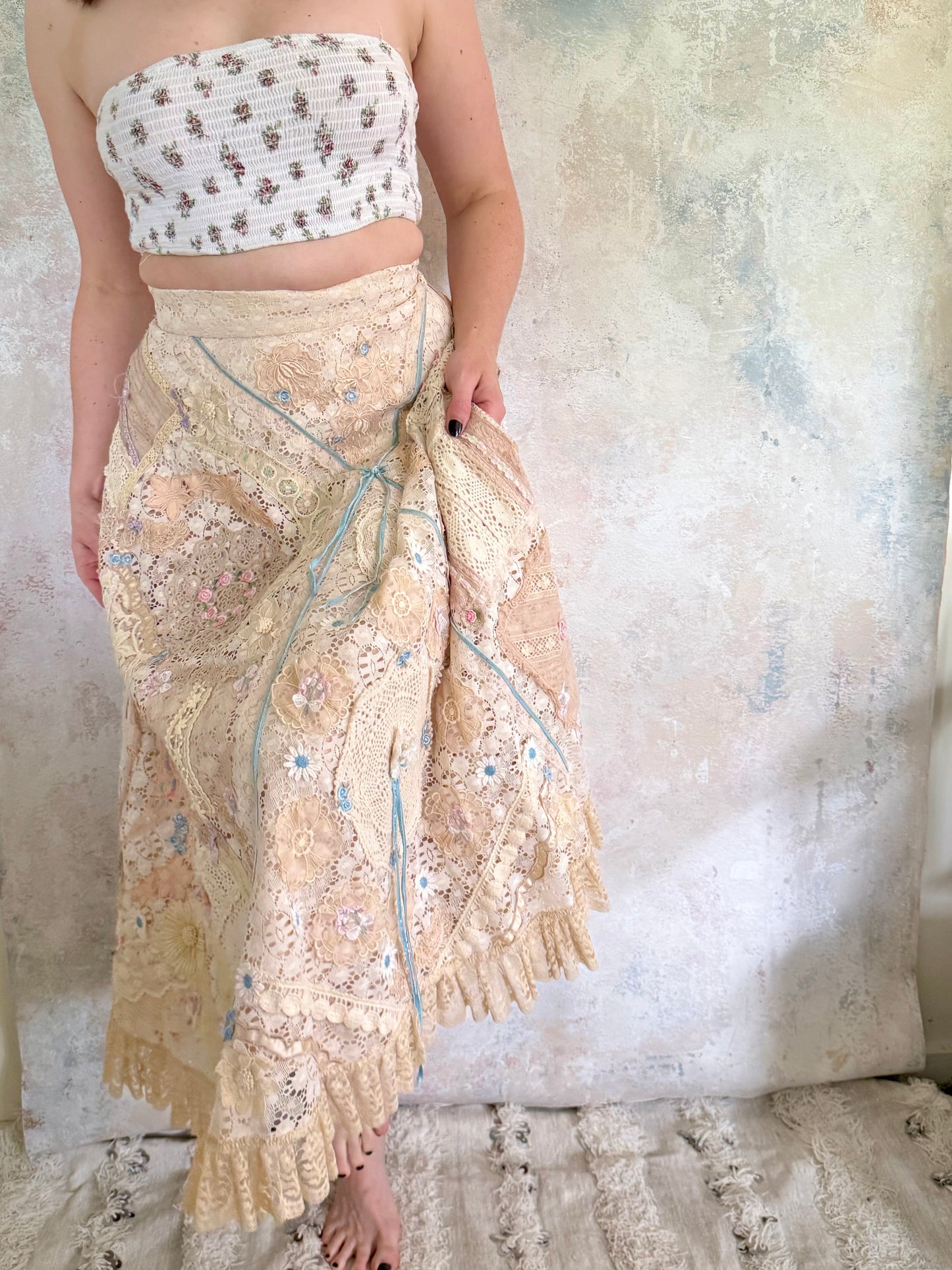 x SOLD x Skirt 1970s Designer Jo Bond