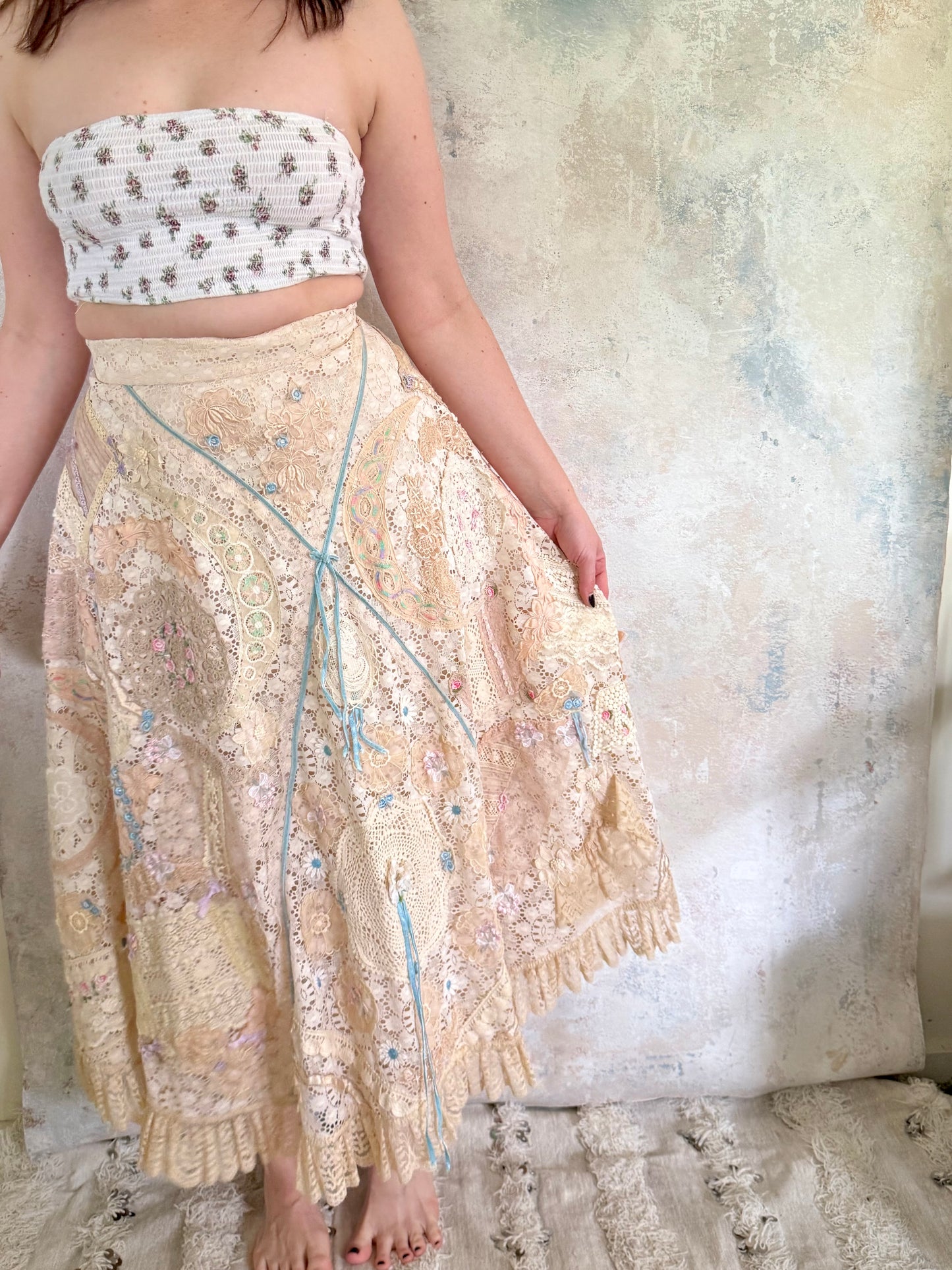 x SOLD x Skirt 1970s Designer Jo Bond