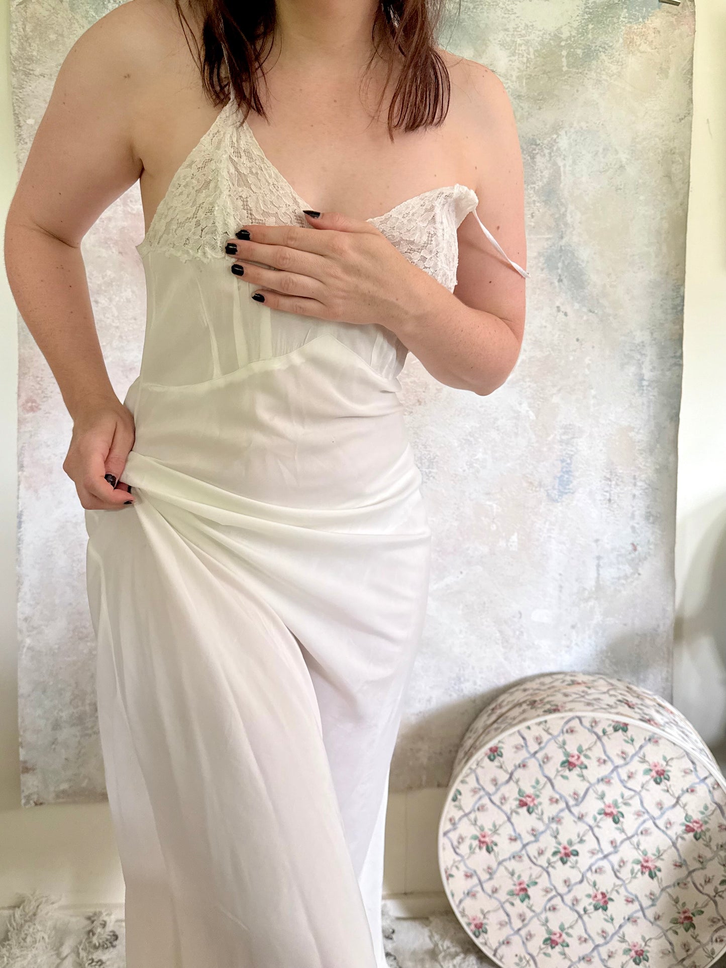 Dress 1930s Lace Slip