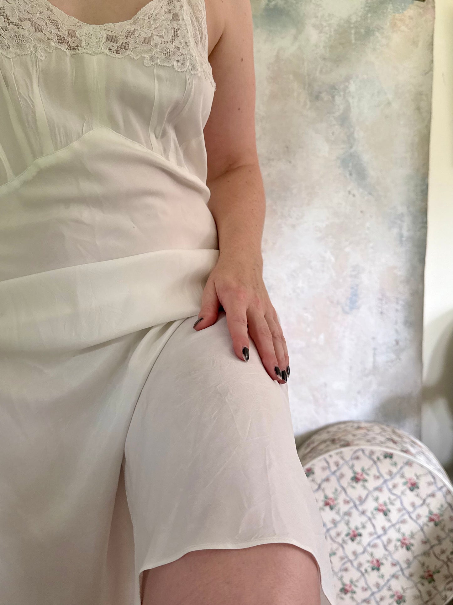 Dress 1930s Lace Slip