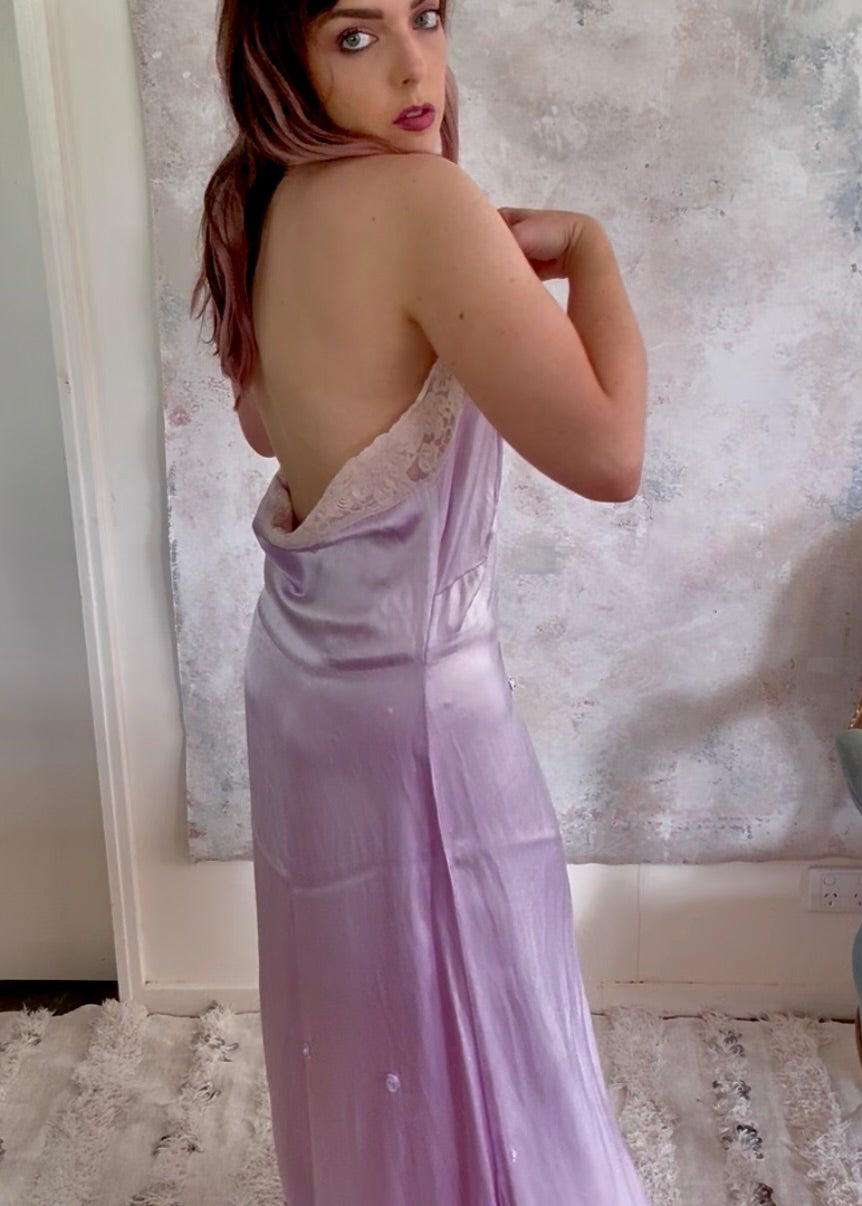 x SOLD x Dress 1940s Strapless Vintage Plus Size Slip