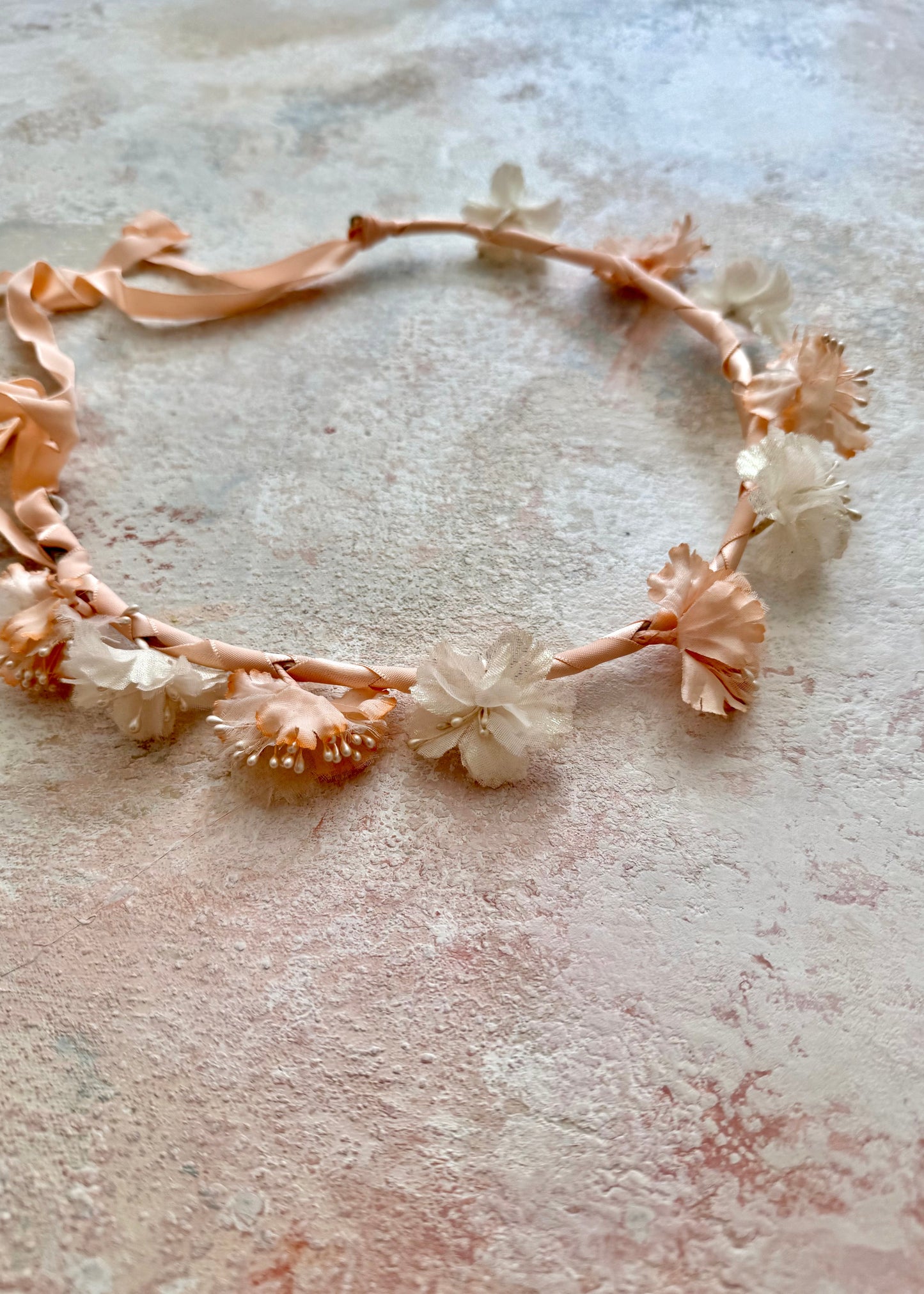 x SOLD x Headpiece Antique Upcycled Flower Crown