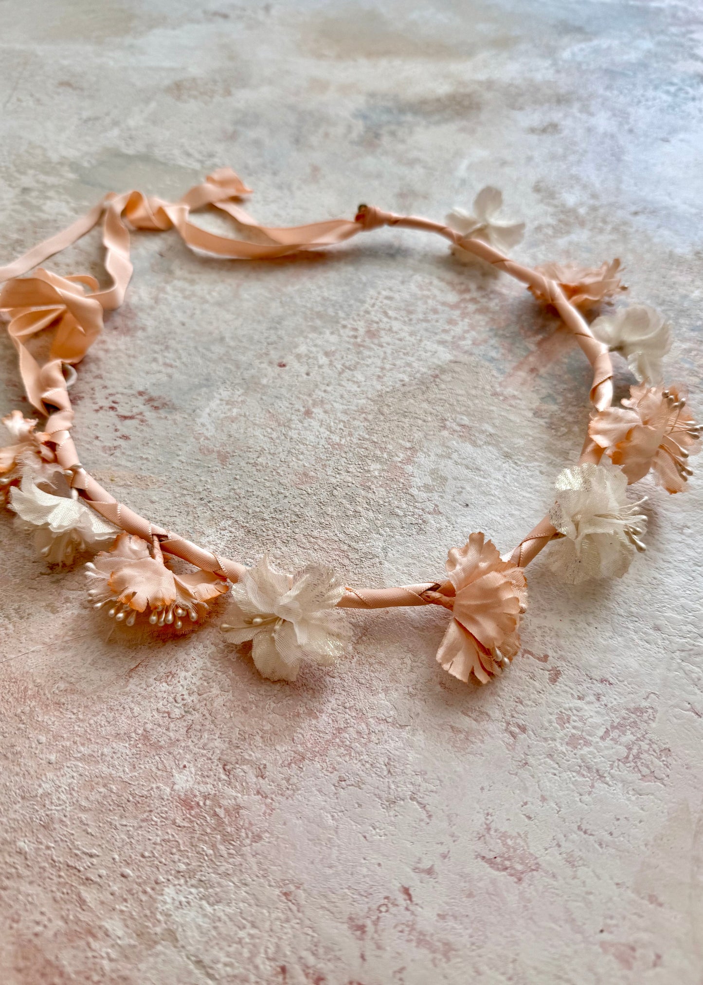x SOLD x Headpiece Antique Upcycled Flower Crown