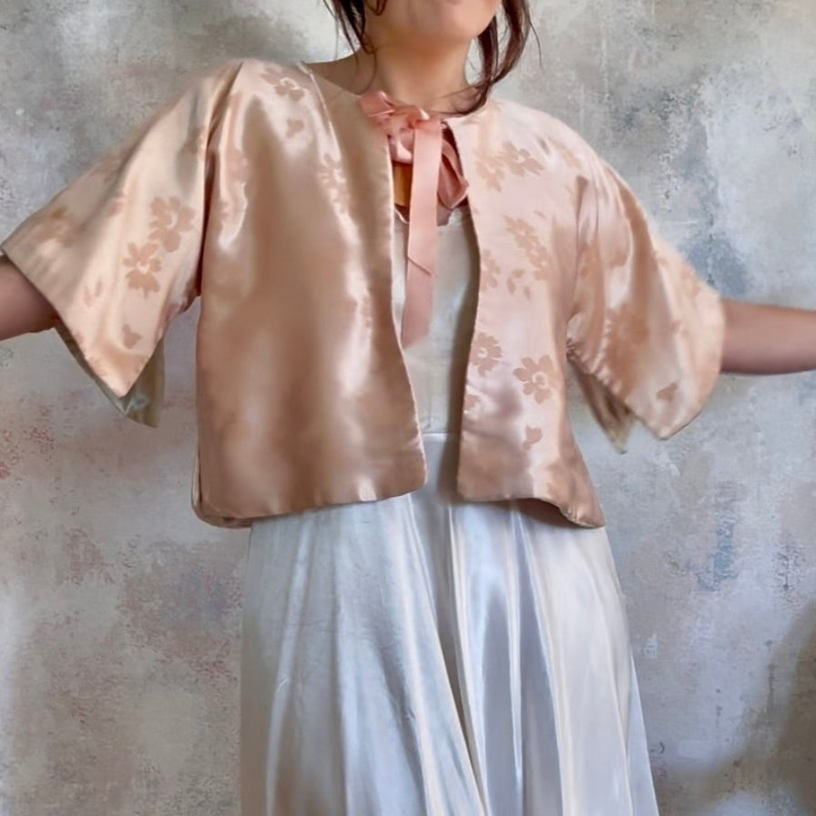 x SOLD x Top Kimono Silk Bolero Jacket
