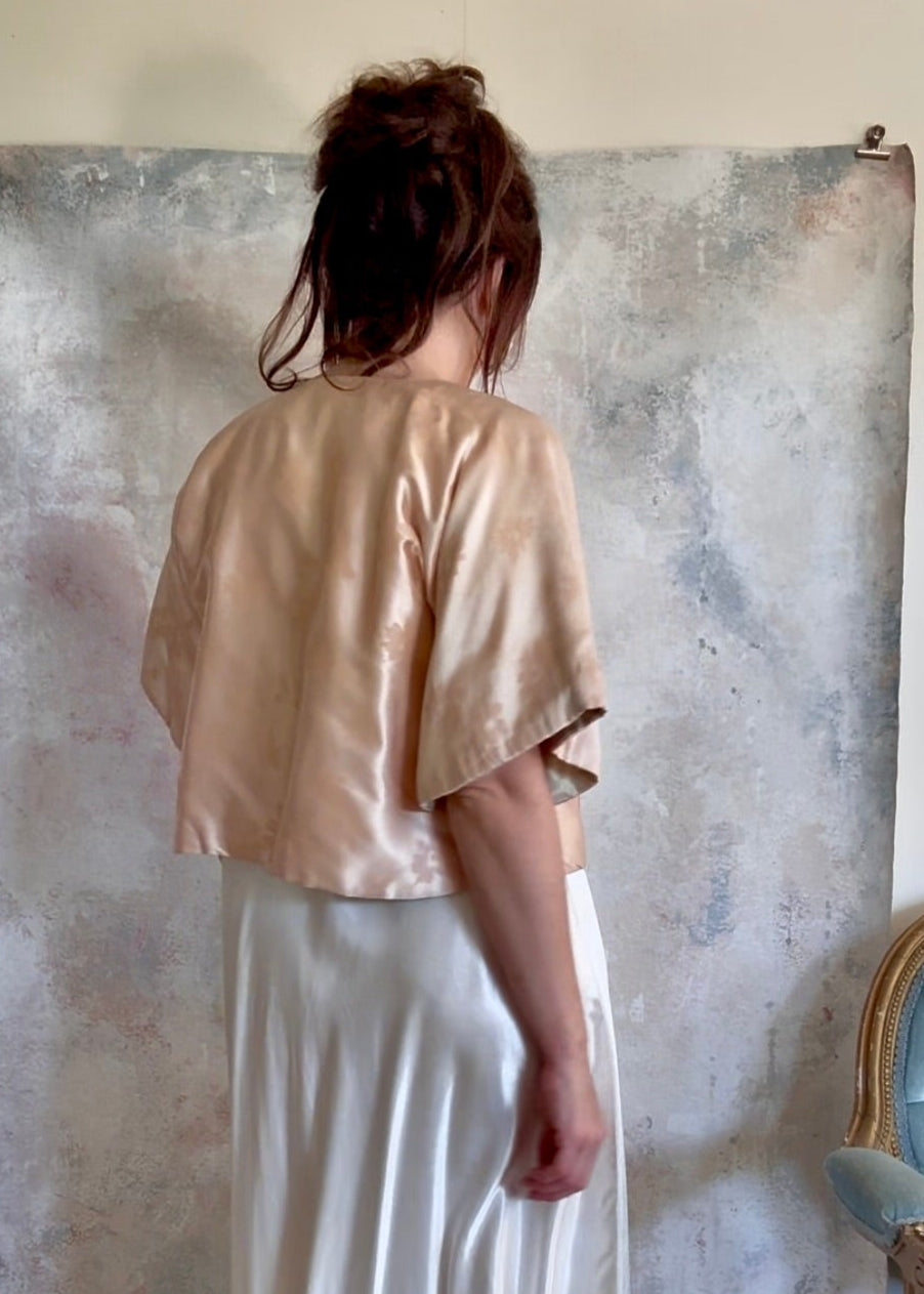 x SOLD x Top Kimono Silk Bolero Jacket