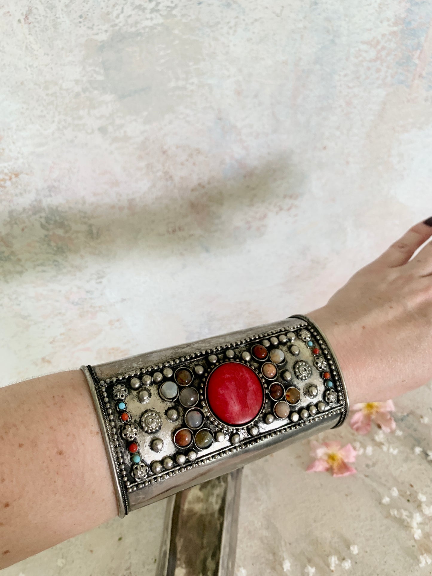 x SOLD x Jewellery Silver Bohemian Cuff Bracelets