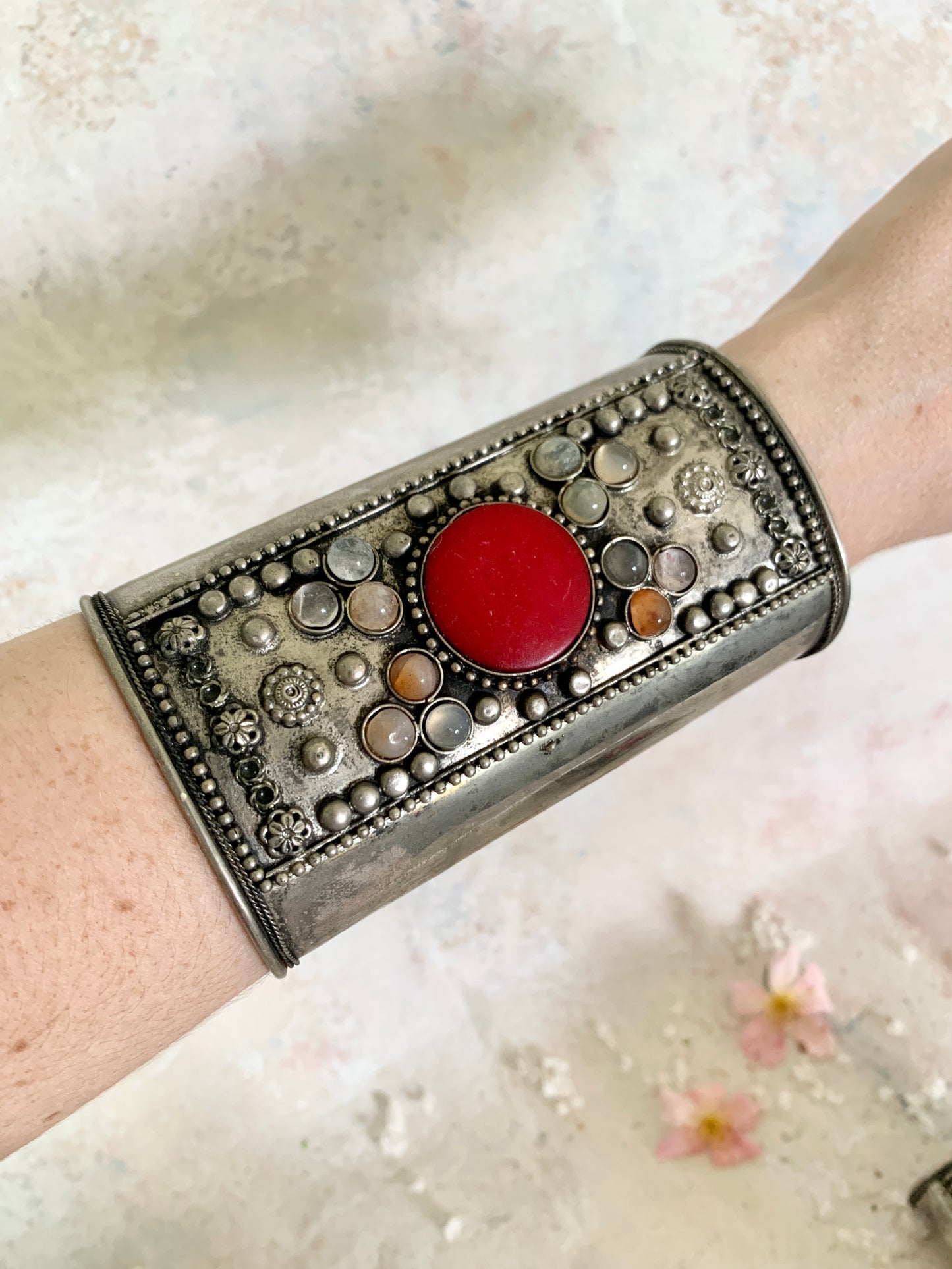 x SOLD x Jewellery Silver Bohemian Cuff Bracelets