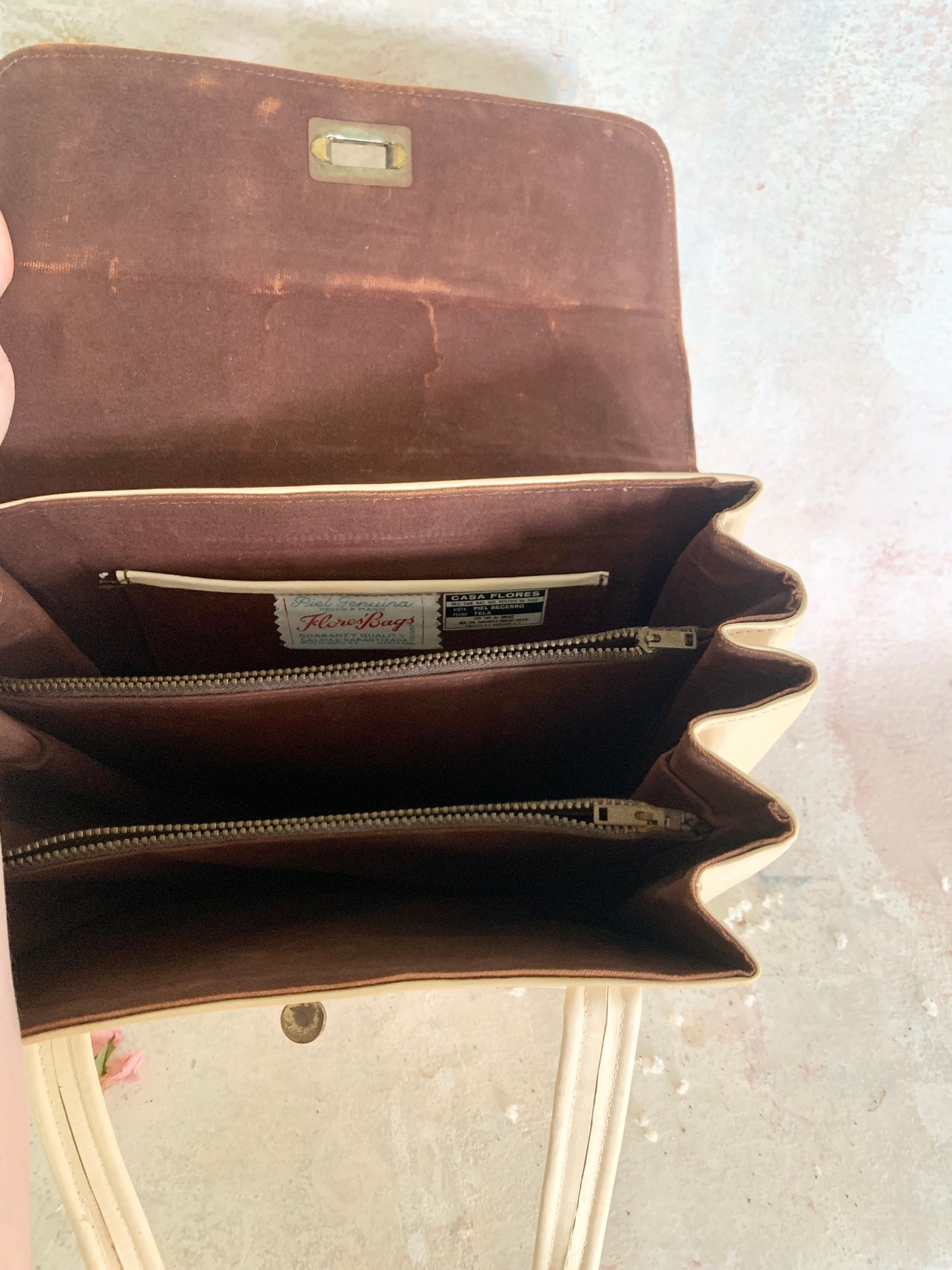 Handbag Hand Tooled Western Leather