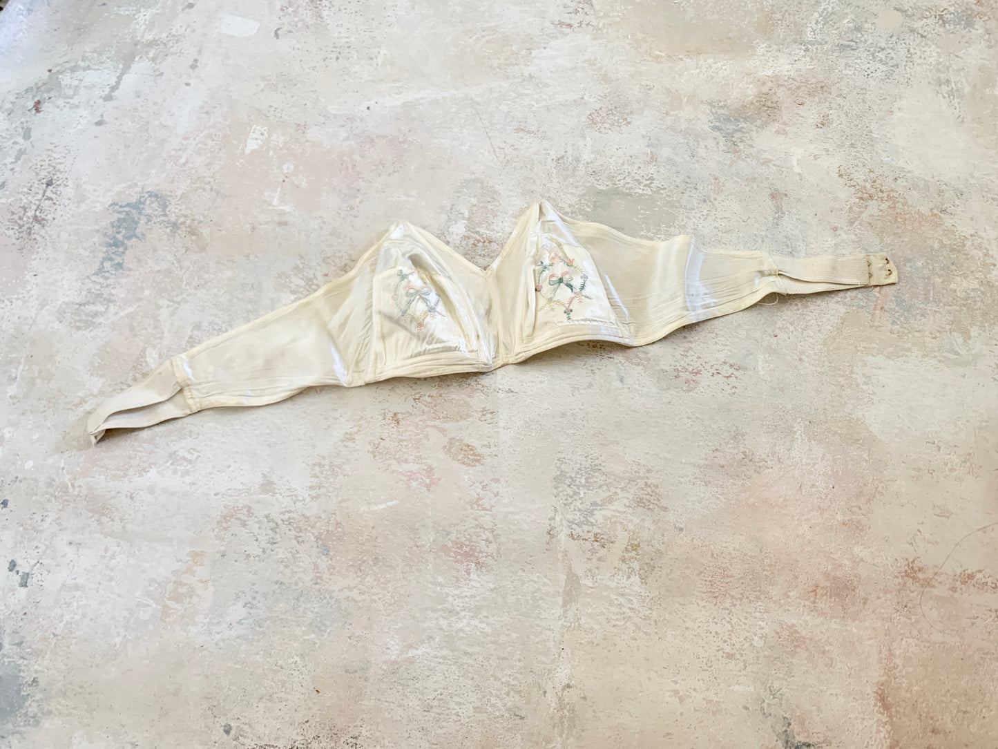 x SOLD x Top Lemon Silk Bustier