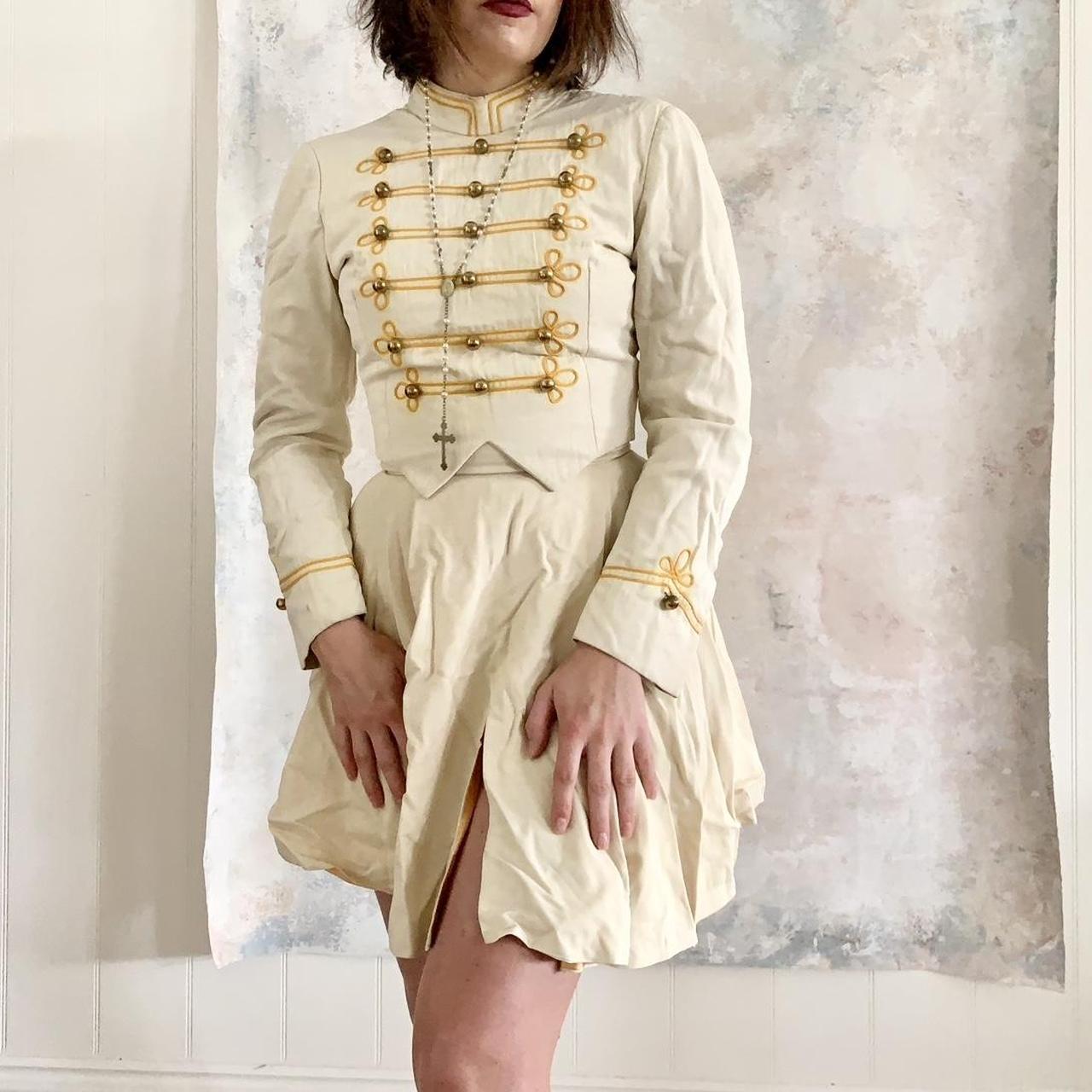 x SOLD x Dress Antique Majorette Cheerleader Ensemble